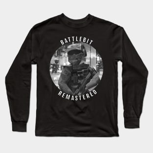 BattleBit Remastered Soldier On The Battlefield Black & White Long Sleeve T-Shirt